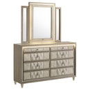 Lorient LED Dresser with LED Mirror - Michael's Discount Furniture
