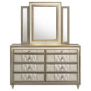 Lorient LED Dresser with LED Mirror - Michael's Discount Furniture