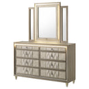Lorient LED Dresser with LED Mirror - Michael's Discount Furniture