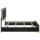 Marceline Panel Bed with LED Lighting - Michael's Discount Furniture