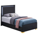 Marceline Panel Bed with LED Lighting - Michael's Discount Furniture