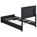 Marceline Panel Bed with LED Lighting - Michael's Discount Furniture