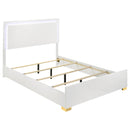 Marceline Panel Bed with LED Lighting - Michael's Discount Furniture