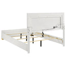 Marceline Panel Bed with LED Lighting - Michael's Discount Furniture