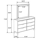 Henderson Dresser with Mirror - Michael's Discount Furniture