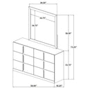 Ines Dresser with Mirror - Michael's Discount Furniture