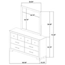 Arielle Dresser with Mirror - Michael's Discount Furniture