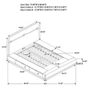Winslow Panel Platform Storage Bed - Michael's Discount Furniture