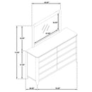 Maderia Dresser with Mirror - Michael's Discount Furniture