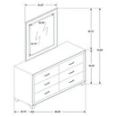 Melody Dresser with Mirror - Michael's Discount Furniture