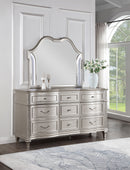 Evangeline Dresser with Mirror - Michael's Discount Furniture