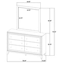 Welsley Dresser with Mirror - Michael's Discount Furniture