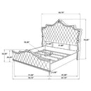 Antonella Panel Bed - Michael's Discount Furniture