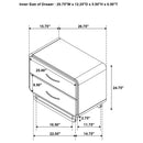 Amsbury Nightstand - Michael's Discount Furniture