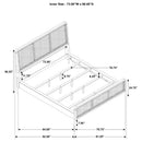 Arini Panel Bed - Michael's Discount Furniture