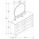 Arini Dresser with Mirror - Michael's Discount Furniture