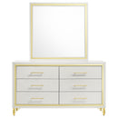 Lucia Dresser with Mirror - Michael's Discount Furniture