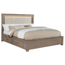 Kenora Panel Platform Storage Bed with LED Lighting - Michael's Discount Furniture