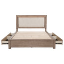 Kenora Panel Platform Storage Bed with LED Lighting - Michael's Discount Furniture