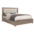 Kenora Panel Platform Storage Bed with LED Lighting - Michael's Discount Furniture