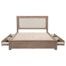 Kenora Panel Platform Storage Bed with LED Lighting - Michael's Discount Furniture