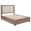 Kenora Panel Platform Storage Bed with LED Lighting - Michael's Discount Furniture