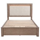 Kenora Panel Platform Storage Bed with LED Lighting - Michael's Discount Furniture