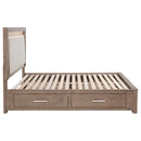 Kenora Panel Platform Storage Bed with LED Lighting - Michael's Discount Furniture