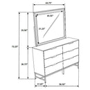 Sonora Dresser with Mirror - Michael's Discount Furniture