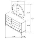 Granada Dresser with Mirror - Michael's Discount Furniture