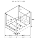 Gran Park Canopy Panel Bed - Michael's Discount Furniture