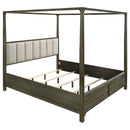 Gran Park Canopy Panel Bed - Michael's Discount Furniture