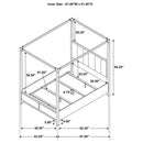 Gran Park Canopy Panel Bed - Michael's Discount Furniture