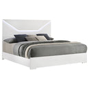 Ives Panel Bed with LED Lighting - Michael's Discount Furniture