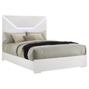 Ives Panel Bed with LED Lighting - Michael's Discount Furniture