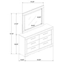 Ives Dresser with Mirror - Michael's Discount Furniture