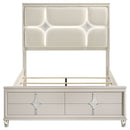 Olivia Panel Bed with LED Lighting - Michael's Discount Furniture