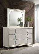Olivia Dresser with Mirror - Michael's Discount Furniture