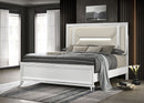 Marmore Panel Bed with LED Lighting - Michael's Discount Furniture