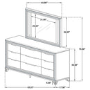 Marmore Dresser with Mirror - Michael's Discount Furniture