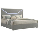 Ives Panel Bed with LED Lighting - Michael's Discount Furniture
