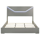 Ives Panel Bed with LED Lighting - Michael's Discount Furniture