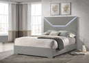 Ives Panel Bed with LED Lighting - Michael's Discount Furniture