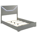 Ives Panel Bed with LED Lighting - Michael's Discount Furniture