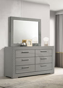 Ives Dresser with Mirror - Michael's Discount Furniture
