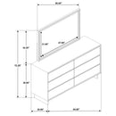 Glenwood Dresser with Mirror - Michael's Discount Furniture