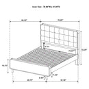Robyn Panel Platform Bed - Michael's Discount Furniture