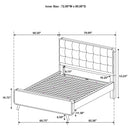 Robyn Panel Platform Bed - Michael's Discount Furniture