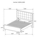 Robyn Panel Platform Bed - Michael's Discount Furniture