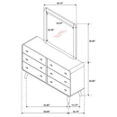 Robyn Dresser with Mirror - Michael's Discount Furniture